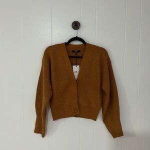 7 for all mankind | Orange Button Cardigan | Size XS | NWT